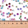 6/0 Baking Paint Transparent Glass Seed Beads SEED-N006-06-4