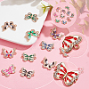 HOBBIESAY 60Pcs 10 Styles Alloy Enamel Connector Charms ENAM-HY0001-25-4