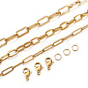 Yilisi DIY Stainless Steel  Chain Necklaces & Bracelets MakingKits DIY-YS0001-23G-3