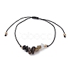 Gemstone Braided Bead Bracelet BJEW-JB11013-05-1