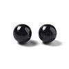 Natural Black Onyx(Dyed & Heated) Sphere Beads G-P520-18-2