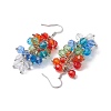 Glass Dangle Earrings EJEW-JE05756-4