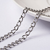 304 Stainless Steel Twisted Chain Curb Chains CHS-H007-68P-1