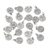 304 Stainless Steel Charms STAS-Q201-T451P-3