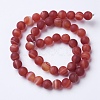 Natural Grade A Striped Agate/Banded Agate Beads Strands G-E478-02-8mm-2