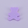 Opaque Frosted Resin Cabochon RESI-WH0009-09-2