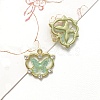 Butterfly Golden Alloy Pendants PW-WGA9A20-12-1