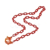 Acrylic Cable Chain Necklace Sets NJEW-JN03635-3
