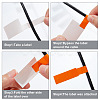 CRASPIRE 20 Sheets 10 Colors PVC Self-Adhesive Identification Cable Label Pasters DIY-CP0007-31-4