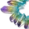 Natural Quartz Crystal Dyed Beads Strands G-I345-02G-3