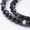 Non-magnetic Synthetic Hematite Beads Strands G-F396-19-6x6mm-1