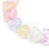 Candy Color Acrylic Heart Beaded Stretch Bracelet for Women BJEW-JB08240-5