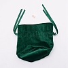 Velvet Jewelry Bags with Drawstring & Plastic Imitation Pearl TP-CJC0001-03B-1