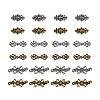 DICOSMETIC 24Pcs 6 Styles Alloy Snap Lock Clasps FIND-DC0005-13-8