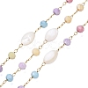 Handmade Shell & Crystal Beads Chains CHS-T006-09G-1-1