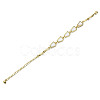 Electroplated Alloy Link Bracelets BJEW-T012-008-RS-3