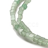 Natural Green Aventurine Beads Strands G-B064-A06-4
