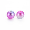 Acrylic Imitation Pearl Beads X-MACR-Q222-01C-10mm-2