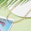 Brass Cable Chain Necklace for Men Women X-NJEW-JN03735-4