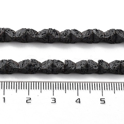 Natural Lava Rock Beads Strands G-H303-C25-1