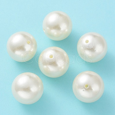 Imitated Pearl Acrylic Beads PACR-30D-12-1