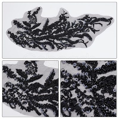 3D Computerized Embroidery Polyester Iron on/Sew on Patches DIY-WH0043-86-1