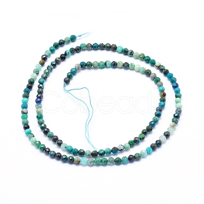 Natural Chrysocolla Beads Strands X-G-G823-13-3mm-1