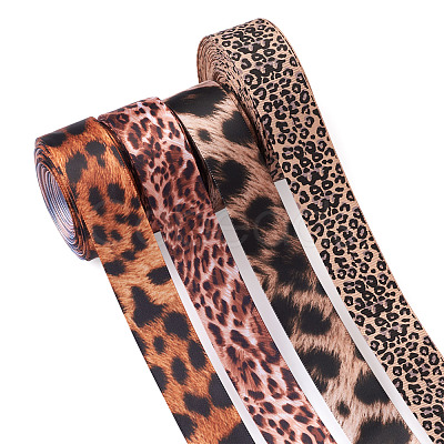 Leopard Printed Grosgrain Ribbons OCOR-TA0001-16-1