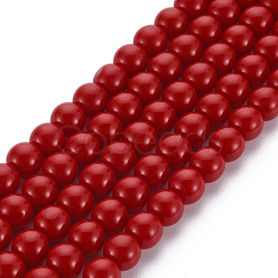 Glass Beads Strands X-GLAA-S192-E-007B-1