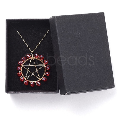 Pendant Necklaces NJEW-JN02620-01-1