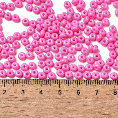 Baking Paint Glass Seed Beads SEED-B001-02A-01-1