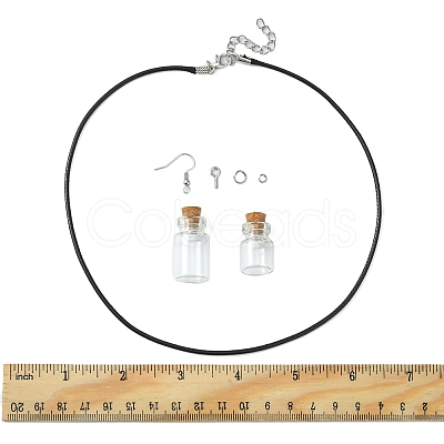 DIY Wish Bottle Jewelry Making Finding Kit DIY-FS0003-77-1