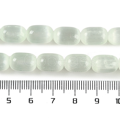 Natural Selenite Beads Strands G-F750-11-1