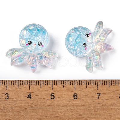 Transparent Epoxy Resin Decoden Cabochons CRES-P035-10D-1