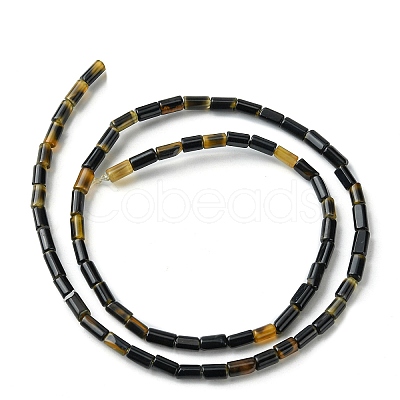 Natural Black Agate Beads Strands G-D067-A01-1