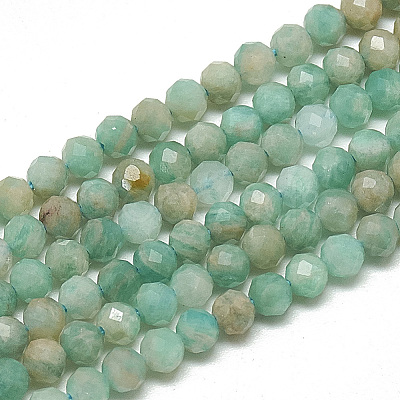 Natural Russia Amazonite Beads Strands X-G-S300-13-3mm-1