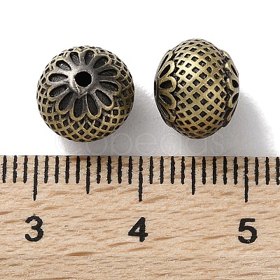 Tibetan Style Brass Beads KK-M284-46AB-1