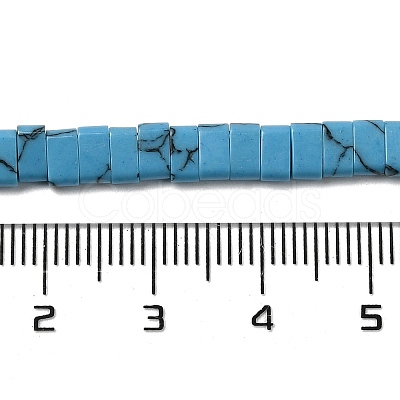 Synthetic Turquoise Beads Strands G-Z045-A23-01-1