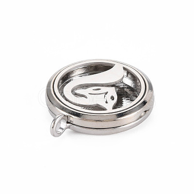 Alloy Diffuser Locket Pendants PALLOY-N171-03-1