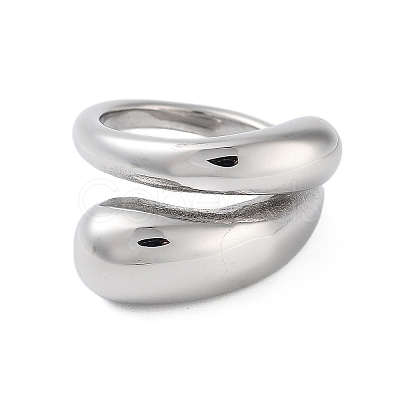 Non-Tarnish 304 Stainless Steel Rings for Women RJEW-K270-05B-P-1