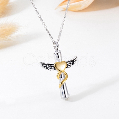 Stainless Steel Pendant Necklaces PW-WG64081-01-1