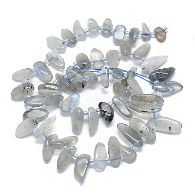 Natural Grey Moonstone Beads Strands G-G106-J01-01-1