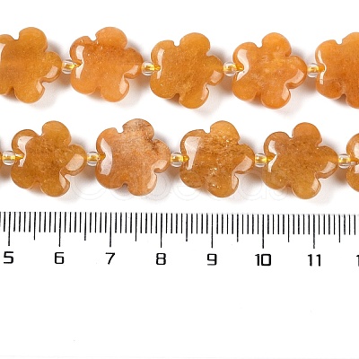 Natural Topaz Jade Beads Strands G-NH0028-01A-1