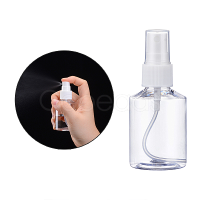 50ml Refillable PET Plastic Spray Bottles TOOL-Q024-02A-01-1