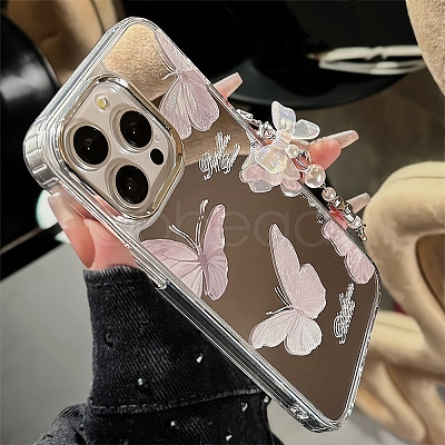 Ins mirror Butterfly Cartoon Shell TPU Plastic Mobile Phone Cover PW-WGD834D-09-1