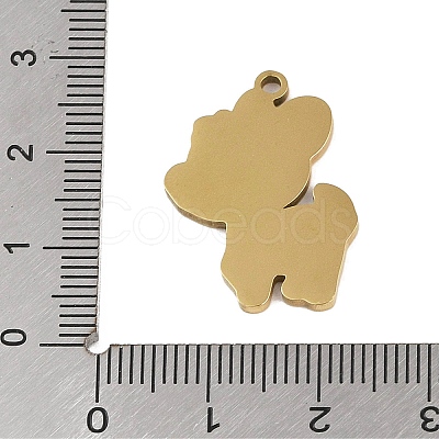 304 Stainless Steel Pendants STAS-C095-42G-1