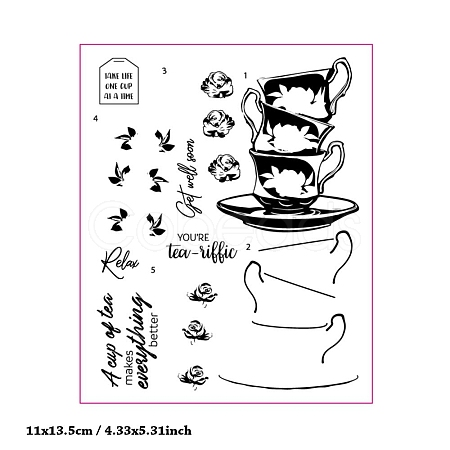 Teacup Silicone Stamps PW-WG54CA6-01-1