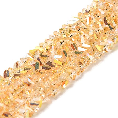 Transparent Glass Beads Strands EGLA-P061-04A-HP02-1