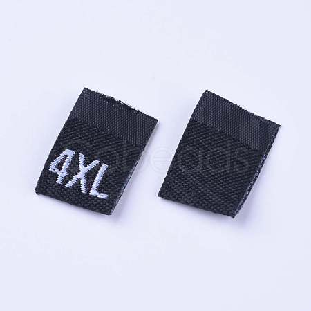 Clothing Size Labels(4XL) FIND-WH0045-E02-1