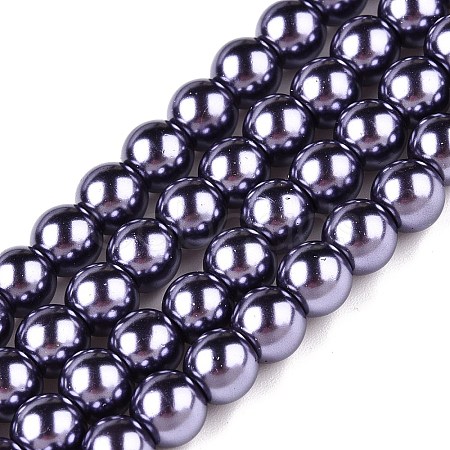 Baking Painted Glass Pearl Bead Strands HY-Q003-3mm-73-1